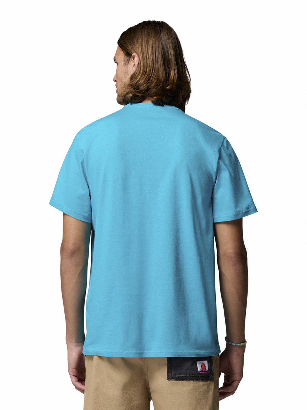 Polera Manga Corta Hombre PFG Shield Azul Columbia