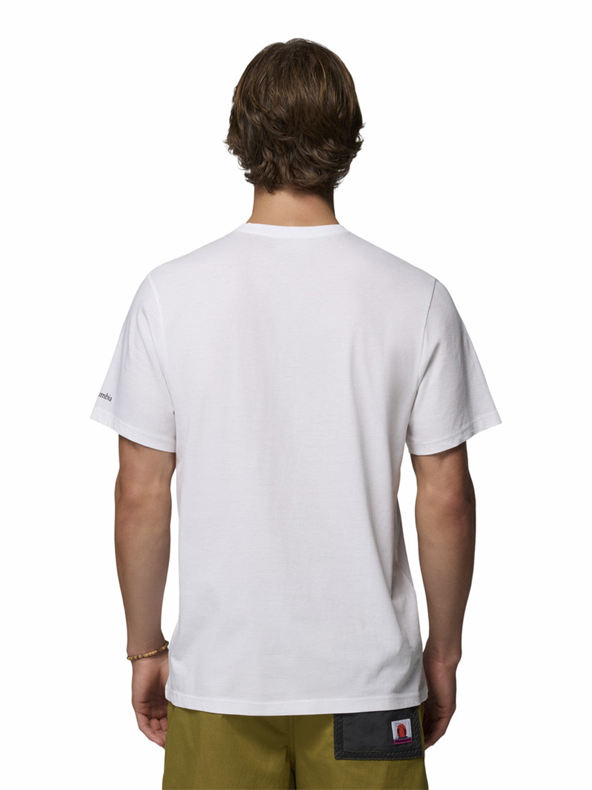Polera Manga Corta Hombre PFG Shield Blanco Columbia