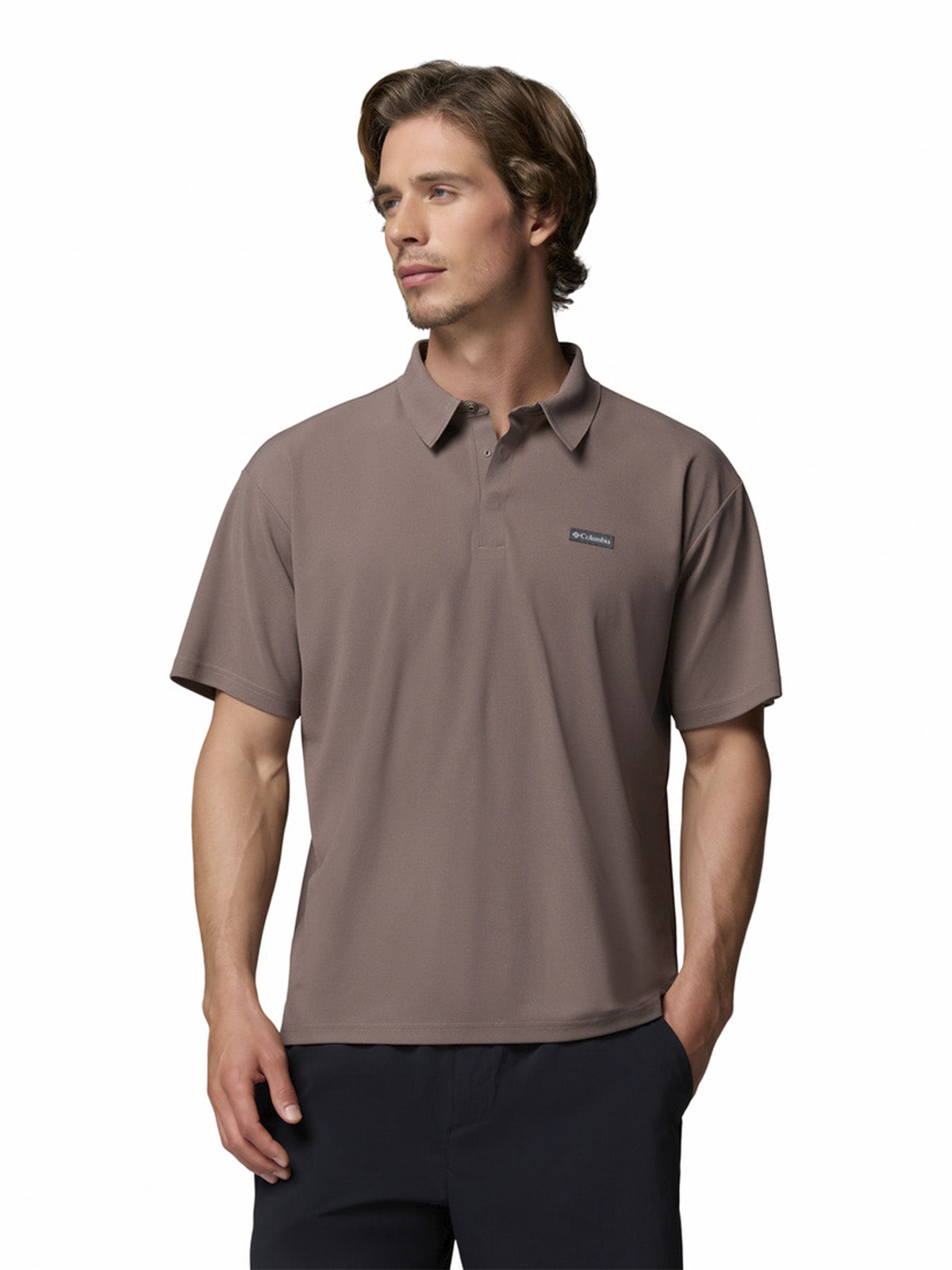 Polera Hombre Chill Creek Polo Gris Columbia