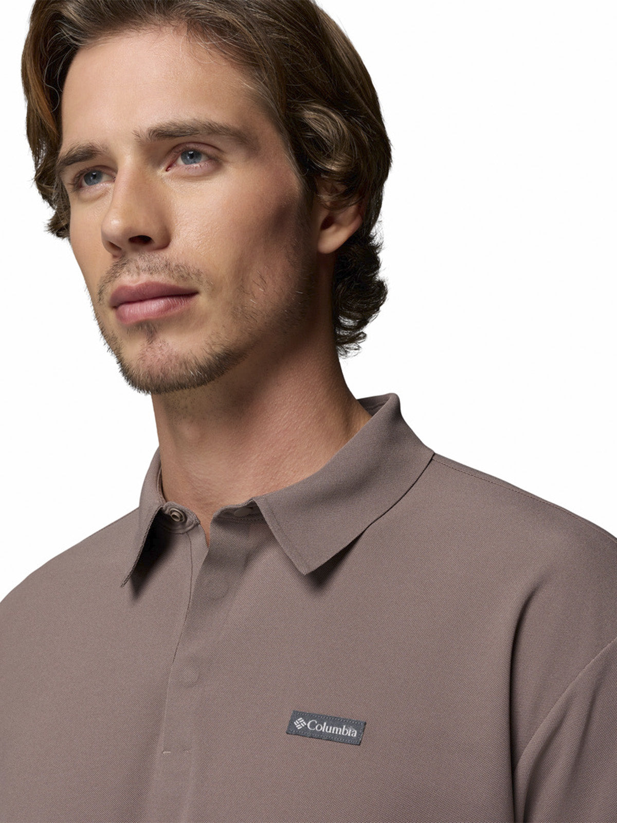 Polera Hombre Chill Creek Polo Gris Columbia