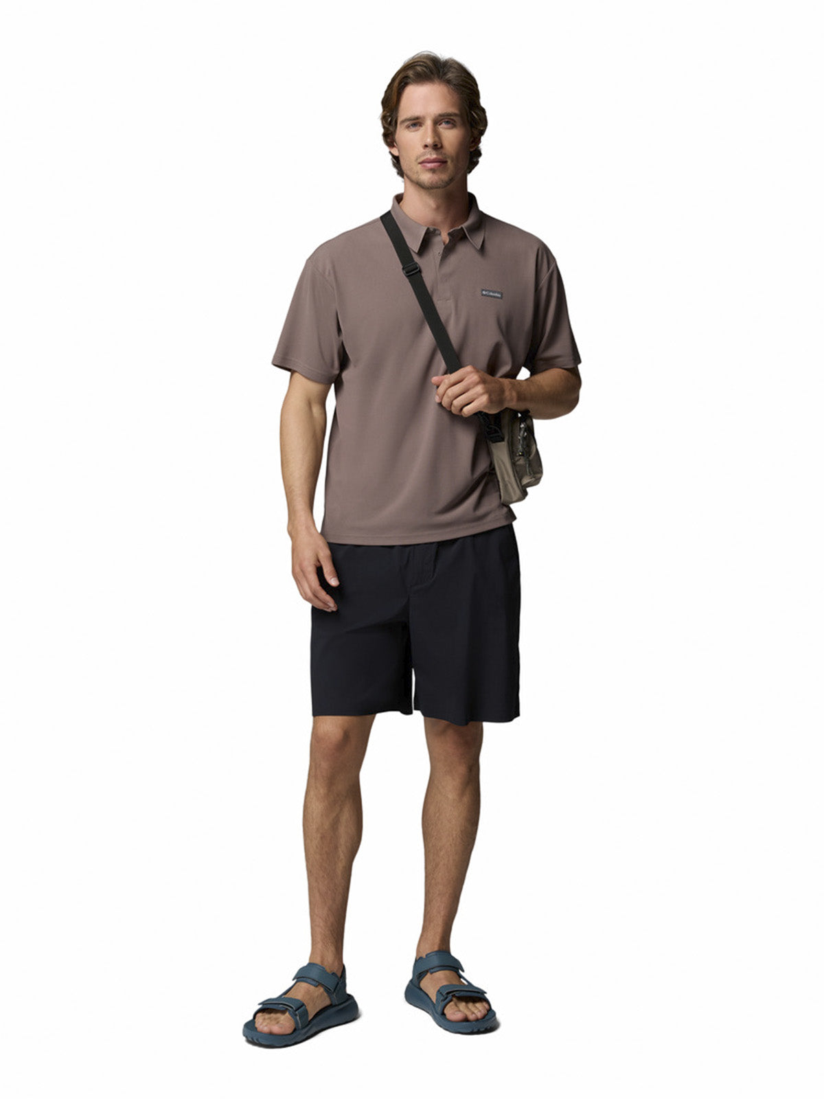 Polera Hombre Chill Creek Polo Gris Columbia