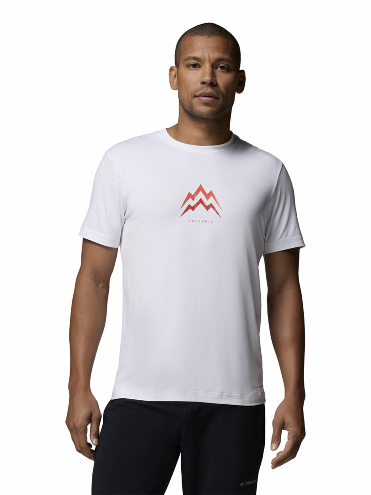 Polera Manga Corta Hombre Parsons Point Blanco Columbia