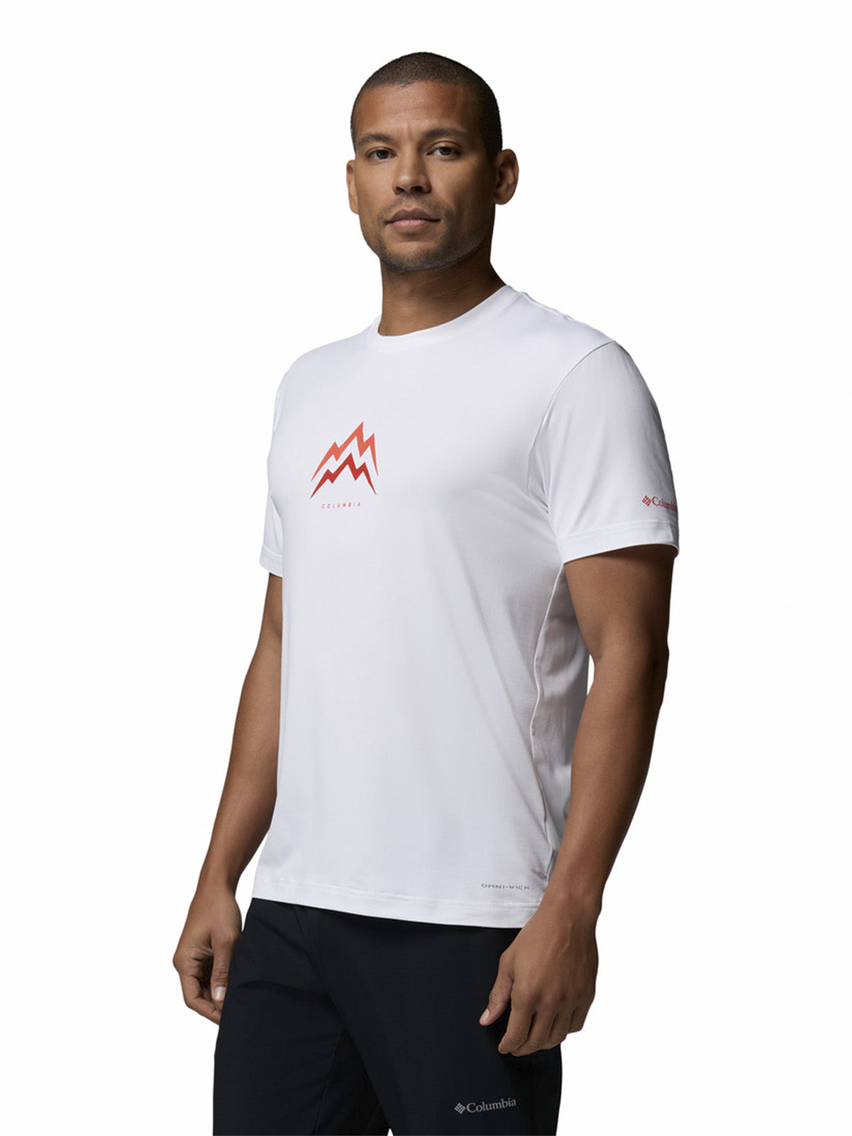 Polera Manga Corta Hombre Parsons Point Blanco Columbia
