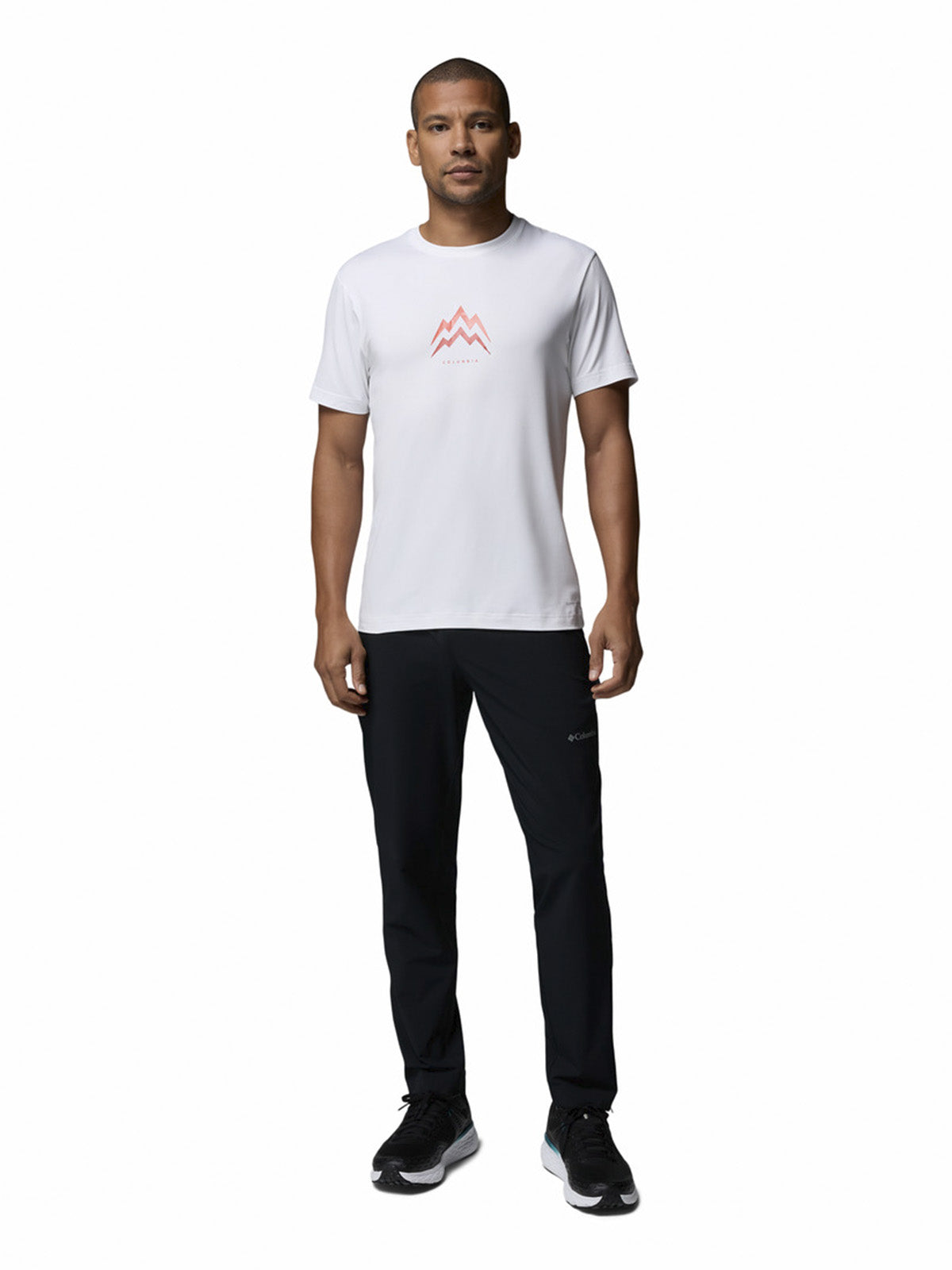 Polera Manga Corta Hombre Parsons Point Blanco Columbia