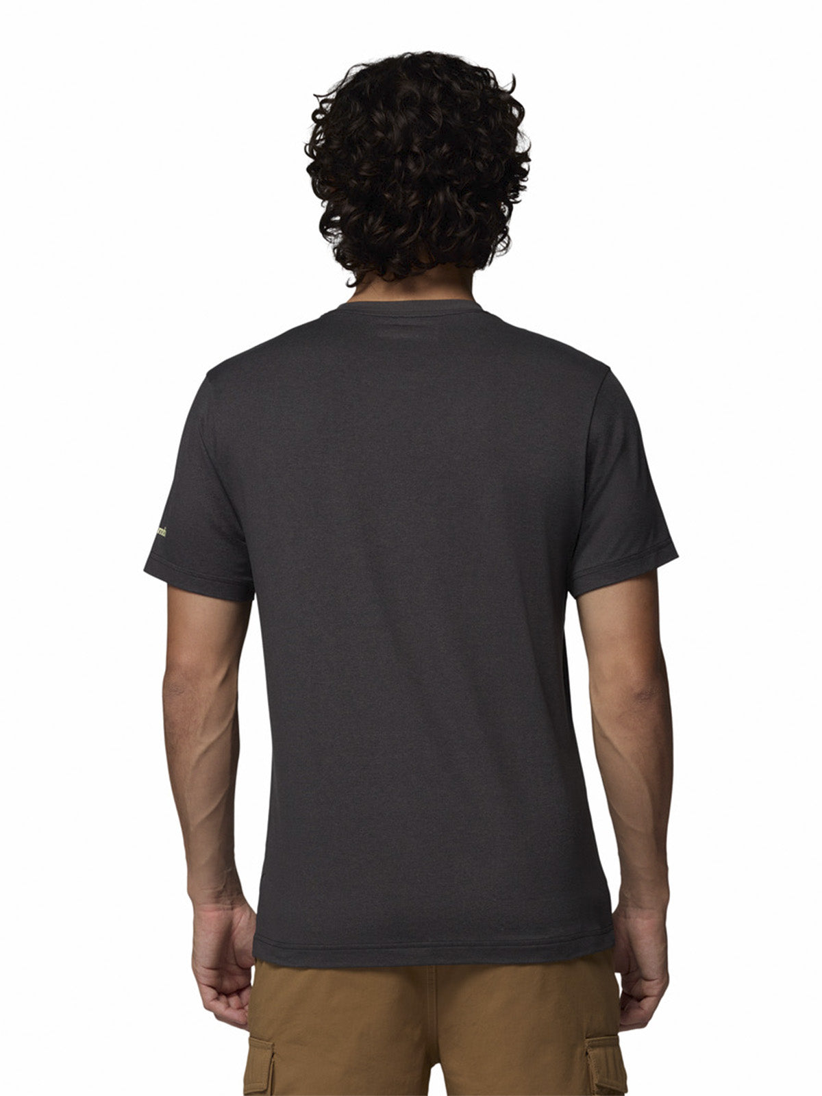 Polera Manga Corta Hombre Parsons Point Negro Columbia