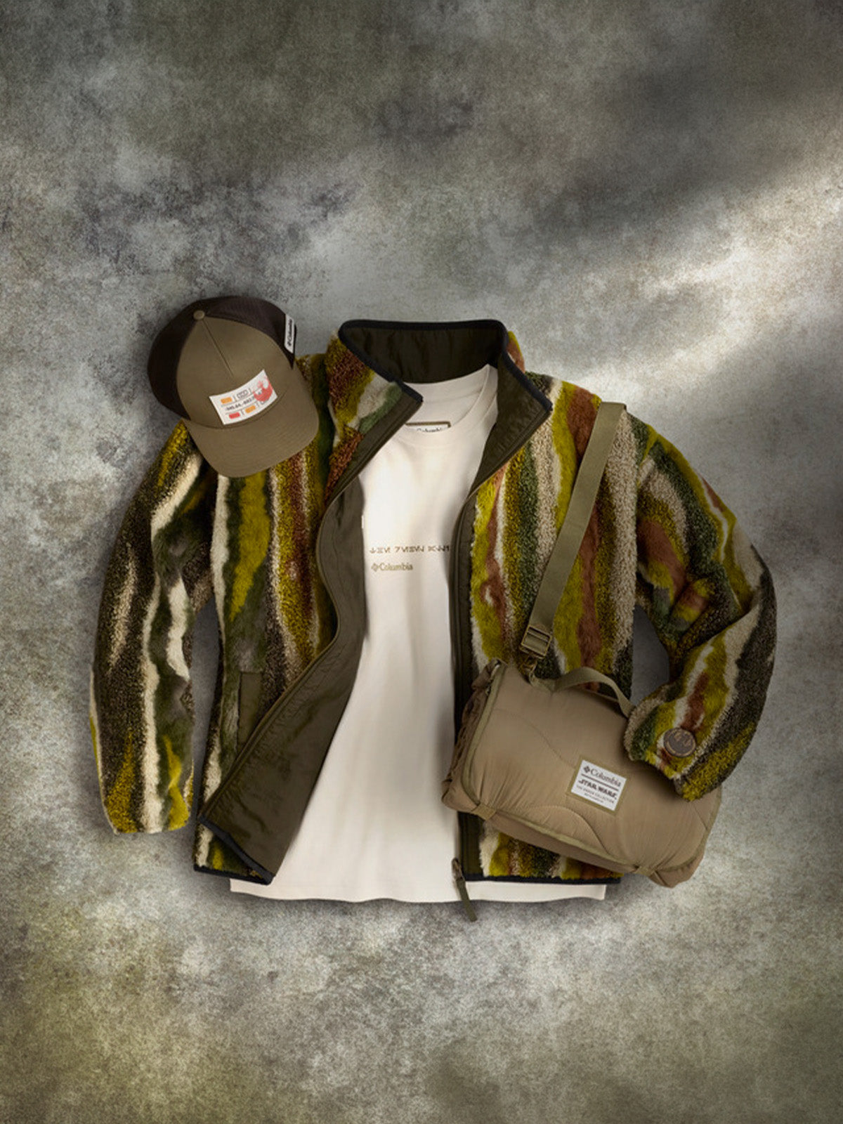 Polera Manga Corta Hombre Endor Issue Beige Columbia