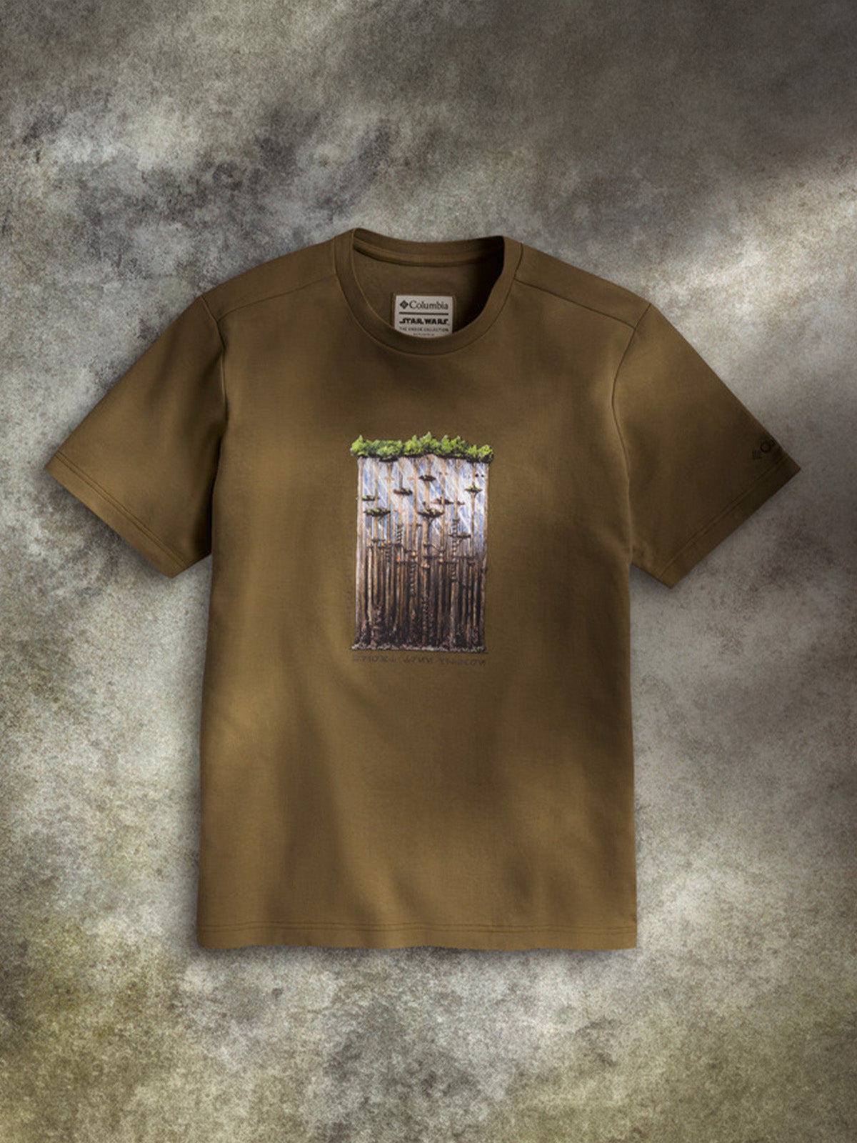 Polera Manga Corta Hombre Endor Issue Verde Columbia