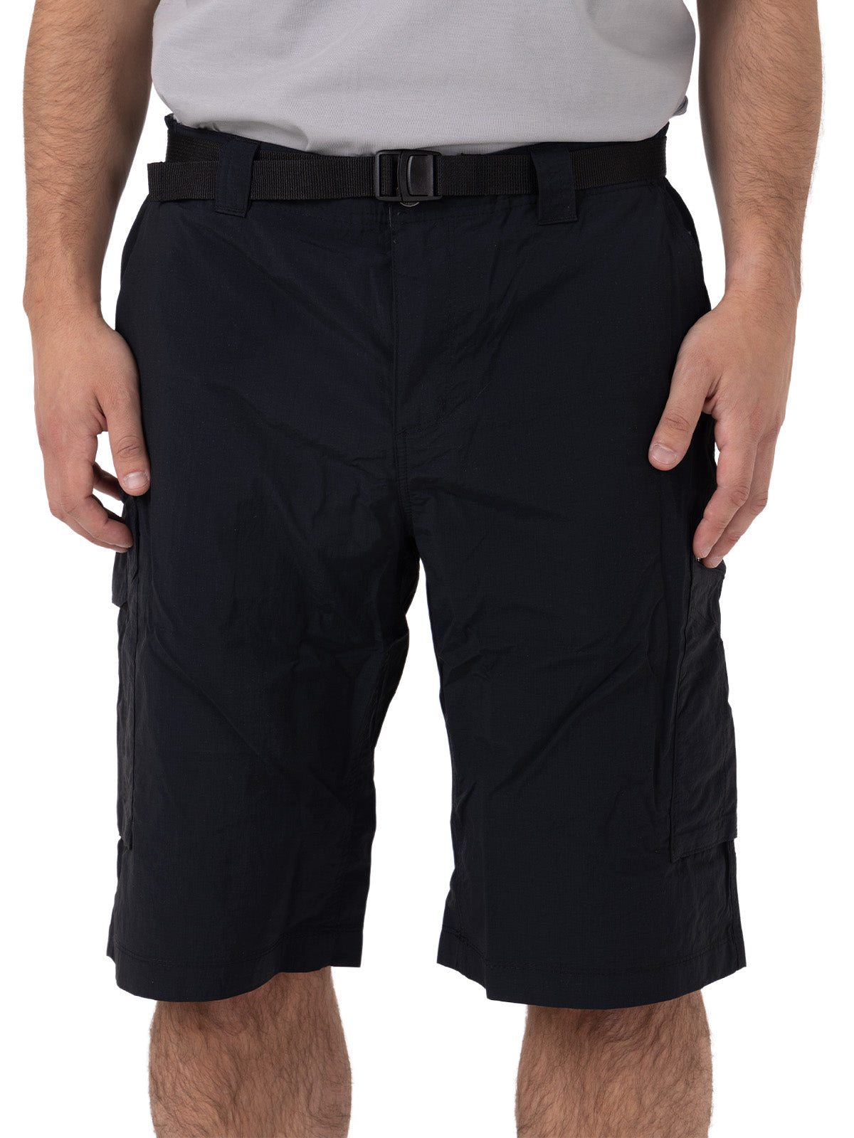 Short Hombre Silver Ridge Cargo Negro Columbia