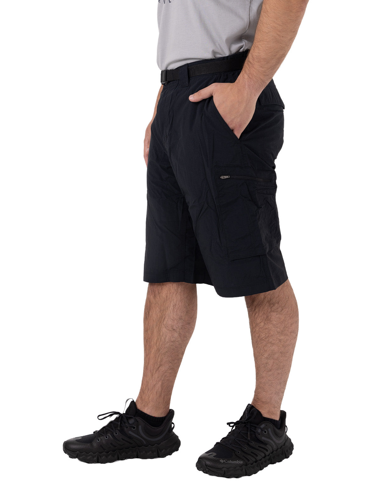 Short Hombre Silver Ridge Cargo Negro Columbia