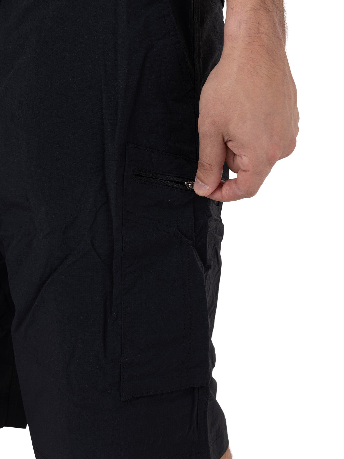 Short Hombre Silver Ridge Cargo Negro Columbia