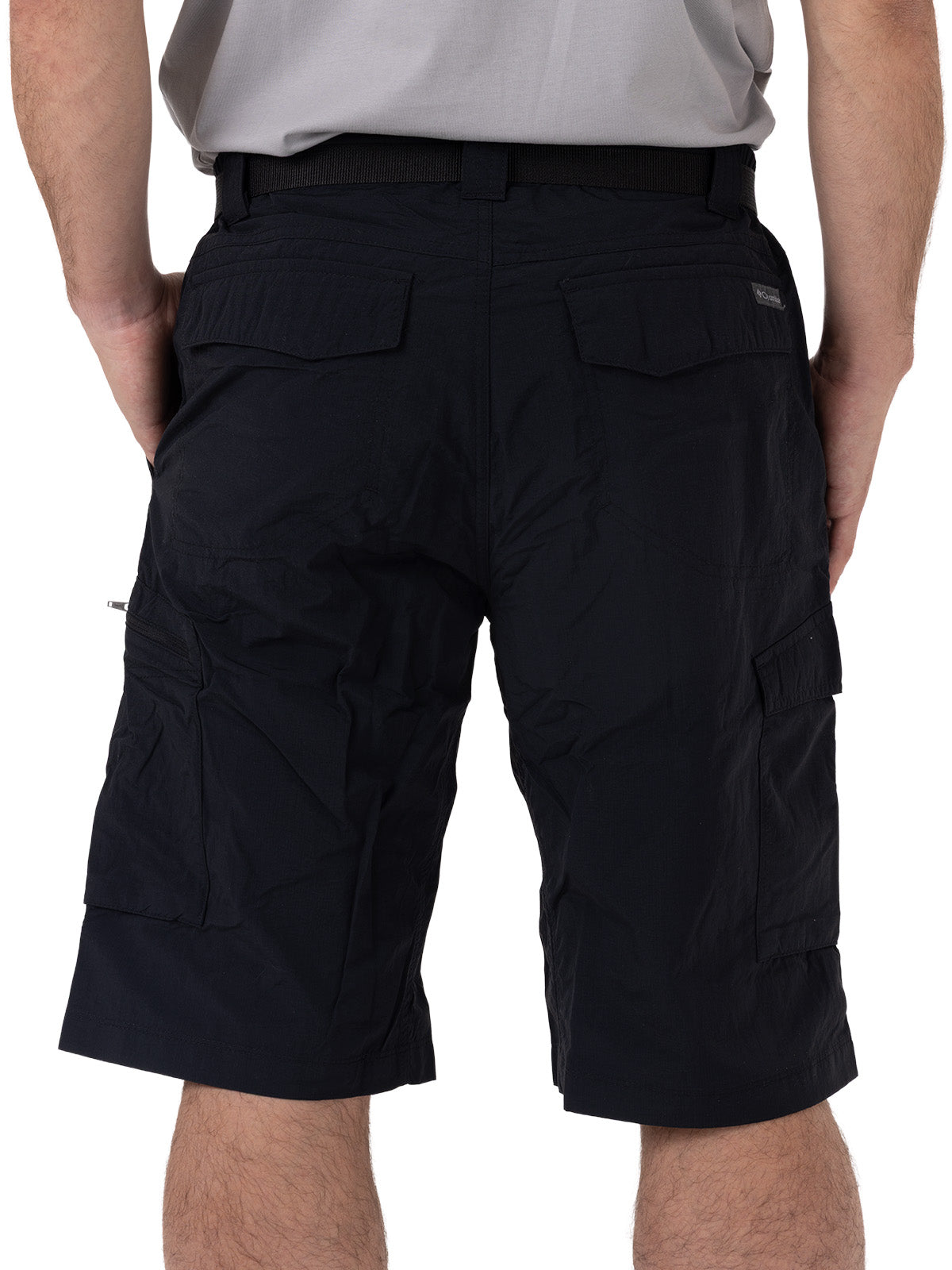 Short Hombre Silver Ridge Cargo Negro Columbia