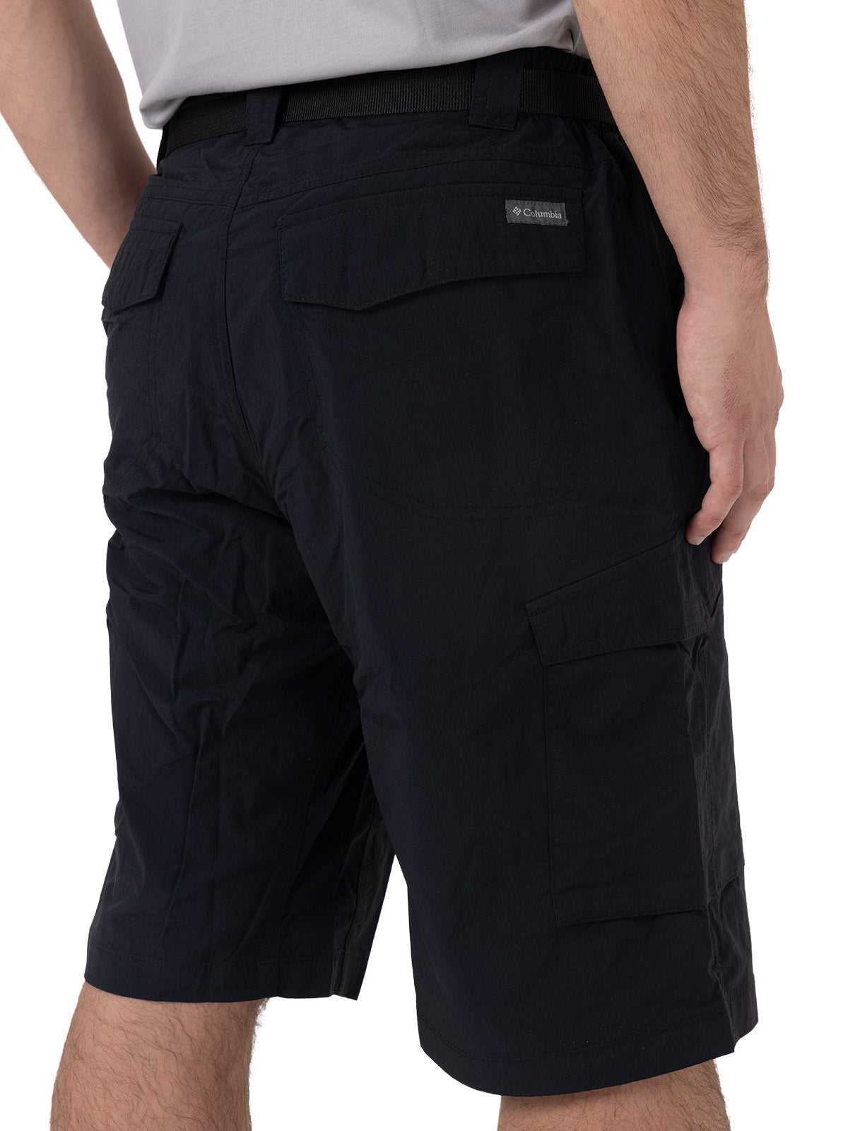 Short Hombre Silver Ridge Cargo Negro Columbia